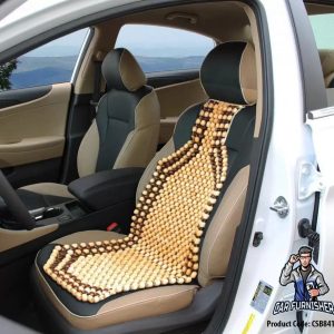 Beaded Car Seat Cover Real Wood | Car Accessories | Healthy | Comfortable | Handmade | Anti Stress | Breathing | Luxury | Affordable
